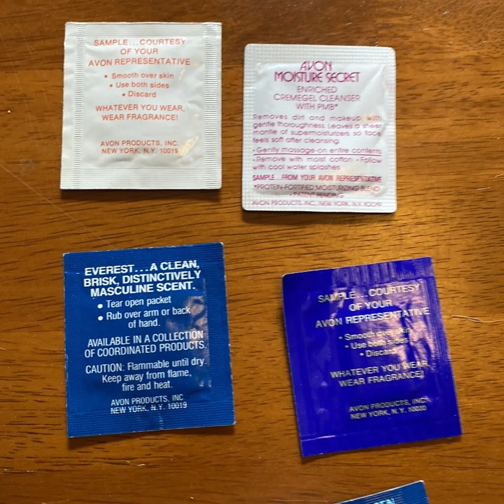 Avon 12 Vintage Samples